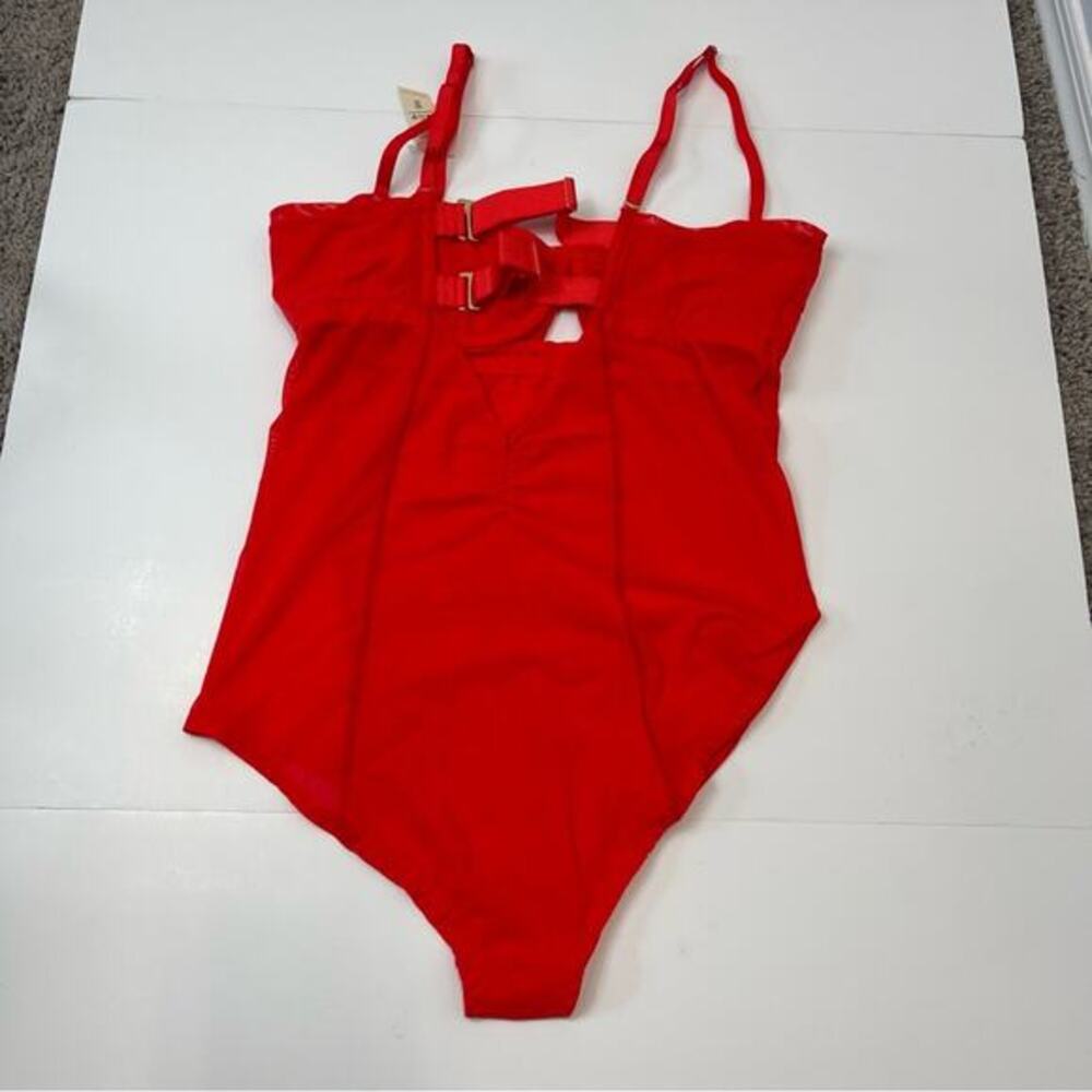 Revolve We are HAH Under the‎ Wire Bodysuit Blood Orange - Picture 12 of 16